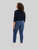 TOM TAILOR Damen Plus Size - TTPLUS SLIM Jeans, blau, Uni – Bild 5