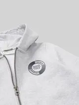 TOM TAILOR Jungen Kapuzen Hoodie mit Logoprint, grau, Uni – Bild 4