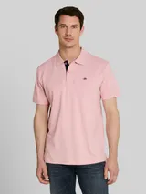 TOM TAILOR Herren Piqué Poloshirt mit Logo-Stickerei, rosa, Uni – Bild 4
