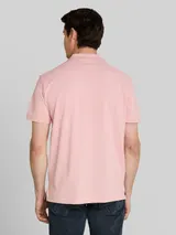 TOM TAILOR Herren Piqué Poloshirt mit Logo-Stickerei, rosa, Uni – Bild 5