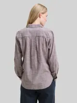 TOM TAILOR Damen Bluse mit Brusttaschen, rot, Meliert – Bild 5
