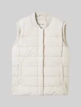 TOM TAILOR Damen Lightweight Weste, weiß, Uni – Bild 3