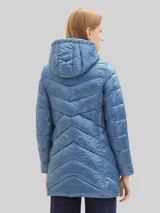TOM TAILOR Damen Lightweight Mantel, blau, Uni – Bild 5