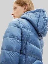 TOM TAILOR Damen Lightweight Mantel, blau, Uni – Bild 6