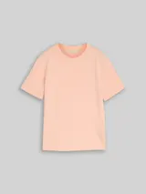 TOM TAILOR DENIM Damen Loose Fit T-Shirt, orange, Uni – Bild 3