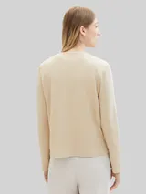 TOM TAILOR Damen Basic Cardigan, braun, Uni – Bild 4