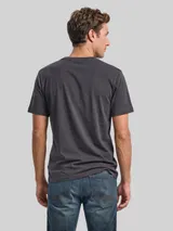 TOM TAILOR Herren Piqué T-Shirt mit Stretch, schwarz, Uni – Bild 5
