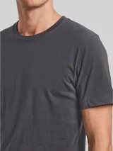 TOM TAILOR Herren Piqué T-Shirt mit Stretch, schwarz, Uni – Bild 6