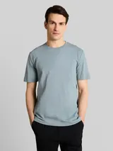 TOM TAILOR Herren Piqué T-Shirt mit Stretch, grün, Uni – Bild 4