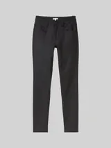 TOM TAILOR Damen TTALEXA COATED SKINNY Jeans, schwarz, Uni – Bild 3