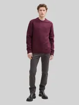 TOM TAILOR Herren TTJOSH Regular Slim Ultralight Hose, schwarz, Uni – Bild 4