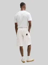 TOM TAILOR DENIM Herren Regular Cargo Shorts, grau, Uni – Bild 5