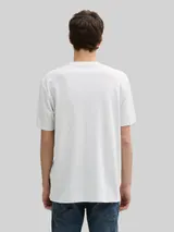 TOM TAILOR DENIM Herren Henley T-Shirt in Waffelstruktur, grau, Uni – Bild 5