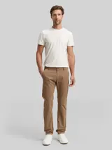 TOM TAILOR Herren Tapered Chino Hose, braun, Uni – Bild 4
