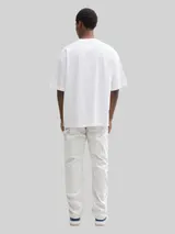 TOM TAILOR DENIM Herren Loose Fit Utility Hose, grau, Uni – Bild 5