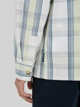 TOM TAILOR Herren Overshirt mit Karomuster, blau, Kariert – Bild 6
