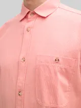TOM TAILOR Herren Regular Fit Hemd mit verstellbarer Ärmellänge, rot, Uni – Bild 6