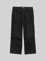 TOM TAILOR Jungen Baggy Fit Parachute Hose, schwarz, Uni – Bild 3