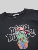 TOM TAILOR Jungen T-Shirt mit Wendepailletten, grau, Uni – Bild 4