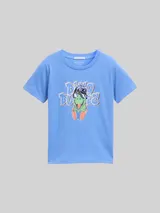 TOM TAILOR Jungen T-Shirt mit Wendepailletten, blau, Uni – Bild 3