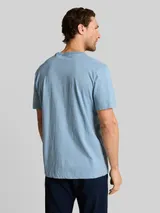 TOM TAILOR Herren Basic T-Shirt aus Baumwolle, blau, Uni – Bild 5