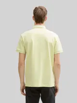 TOM TAILOR Herren Piqué Poloshirt mit Stretch, grün, Uni – Bild 5