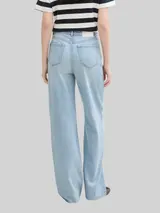TOM TAILOR DENIM Damen TTLINOU WIDE Jeans, blau, Uni – Bild 5