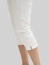 TOM TAILOR Damen TTKATE SLIM CAPRI Jeans, weiß, Uni – Bild 6