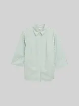 TOM TAILOR Damen Plus Size - Loose Fit Bluse mit Streifenmuster, grün, Gestreift – Bild 3