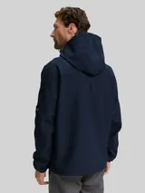 TOM TAILOR Herren Softshell Jacke mit Kapuze, blau, Uni – Bild 5