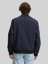 TOM TAILOR DENIM Herren Softshell Jacke im Bomber-Style, blau, Uni – Bild 5