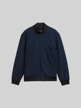 TOM TAILOR DENIM Herren Softshell Jacke im Bomber-Style, blau, Uni – Bild 3