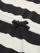 TOM TAILOR Mädchen Mini-Kleid mit Streifenmuster, schwarz, Gestreift – Bild 4