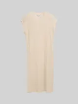 TOM TAILOR Damen Crinkle Kleid, grün, Gemustert – Bild 3