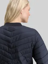 TOM TAILOR Damen Steppjacke mit Bomberkragen, blau, Uni – Bild 6