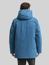 TOM TAILOR Herren Arctic Parka mit abnehmbarer Kapuze, blau, Uni – Bild 5