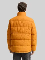 TOM TAILOR Herren Puffer-Jacke aus wasserabweisendem Material, braun, Uni – Bild 5