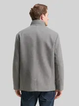 TOM TAILOR Herren 2-in-1 Wolljacke mit abnehmbarer Innenjacke, grau, Meliert – Bild 5