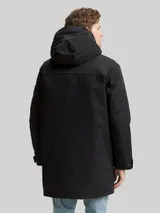 TOM TAILOR Herren TT.PRO.TECH Parka mit abnehmbarer Kapuze, schwarz, Uni – Bild 5