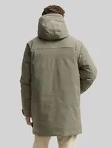 TOM TAILOR Herren TT.PRO.TECH Parka mit abnehmbarer Kapuze, grün, Uni – Bild 5