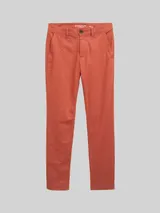 TOM TAILOR Herren Regular Fit Chino Hose, rot, Uni – Bild 3