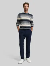 TOM TAILOR Herren Regular Fit Anzughose, blau, Uni – Bild 4
