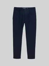 TOM TAILOR Herren Regular Fit Anzughose, blau, Uni – Bild 3