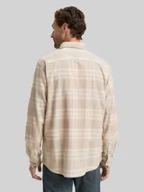 TOM TAILOR Herren Regular Fit Hemd mit Logo-Stickerei, braun, Kariert – Bild 5