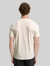 TOM TAILOR DENIM Herren T-Shirt mit Fotoprint, braun, Print – Bild 5