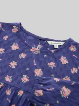 TOM TAILOR Mädchen Mini-Kleid mit Blumenmuster, blau, Geblümt – Bild 4