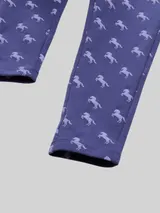 TOM TAILOR Mädchen Leggings mit Allover-Print, blau, Gemustert – Bild 4