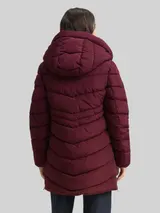 TOM TAILOR Damen Puffer-Mantel im 2-in-1-Look, rot, Uni – Bild 5