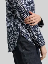 TOM TAILOR Damen Hemdbluse mit Muster, blau, Gemustert – Bild 6