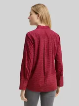 TOM TAILOR Damen Hemdbluse mit Muster, rot, Gemustert – Bild 5